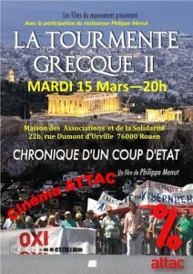 film La Tourmente grecque 15 mars