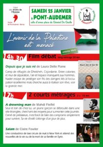 « L’avenir de la Palestine est menacè » Initiative de la Ligue des Droits de l’homme de Bernay/Pont-Audemer