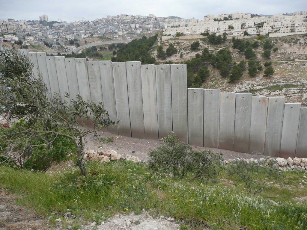 Mur de séparation en béton