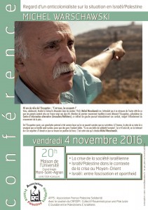 Michel WARSCHAWSKI  –  MDU – Mont Saint Aignan  – vendredi 4 novembre 2016  –  20H