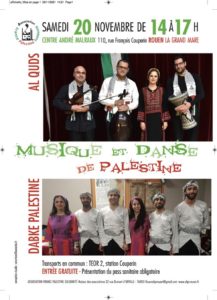 DECOUVERTE DE LA MUSIQUE ET DE LA DANSE TRADITIONNELLE PALESTINIENNE