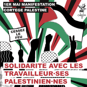 LE 1er MAI AVEC LA PALESTINE A ROUEN