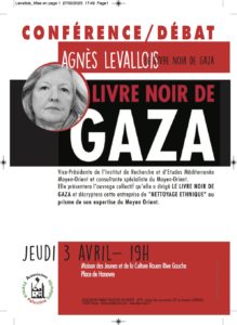 JEUDI 3 AVRIL 2025 L’AFPS reçoit Agnès LEVALLOIS à 19h à la MJC Saint Sever