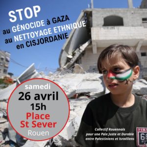 SOUTENONS ENCORE ET DE PLUS EN PLUS LE PEUPLE PALESTINIEN COLONISE, EXTERMINE, DOMINE